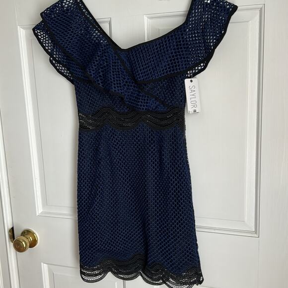 NWT Saylor Luca One Shoulder Mini Dress Size XS - Picture 6 of 12